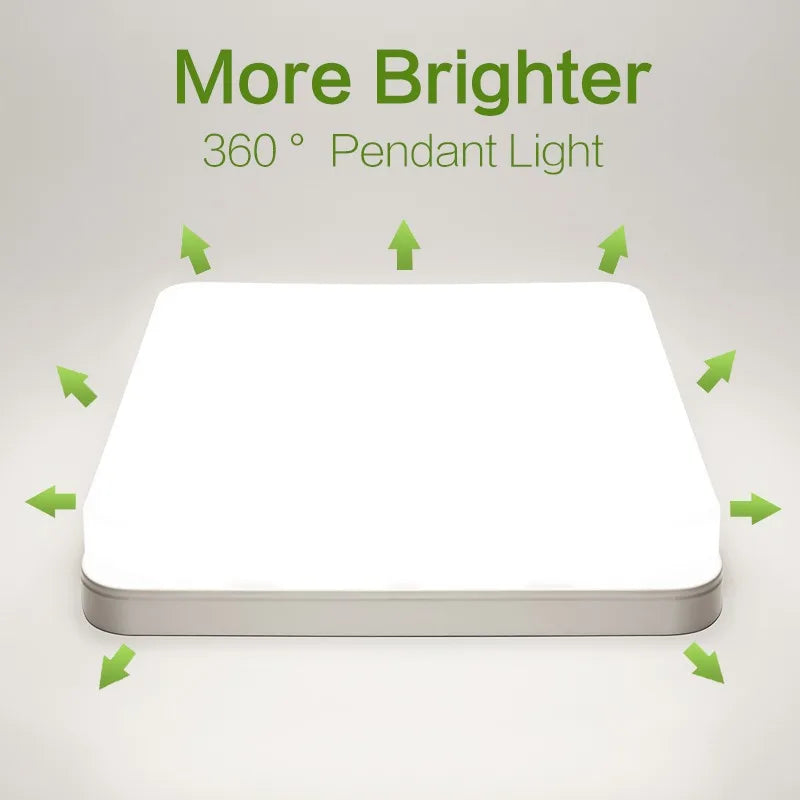 MARPOU Square Led ceiling lamp bedroom lighting Neutral white cold white warm white 48W 36W 24W 18W led ceiling light room Maison Lumen