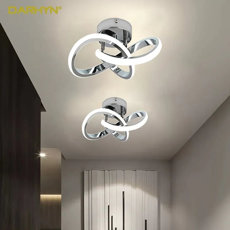 LED Strip Aisle Ceiling Lights Modern Minimalist Living Room Lamps For Balcony Entrance Staircase Home Decor Fixtures Led Luster EVOcam